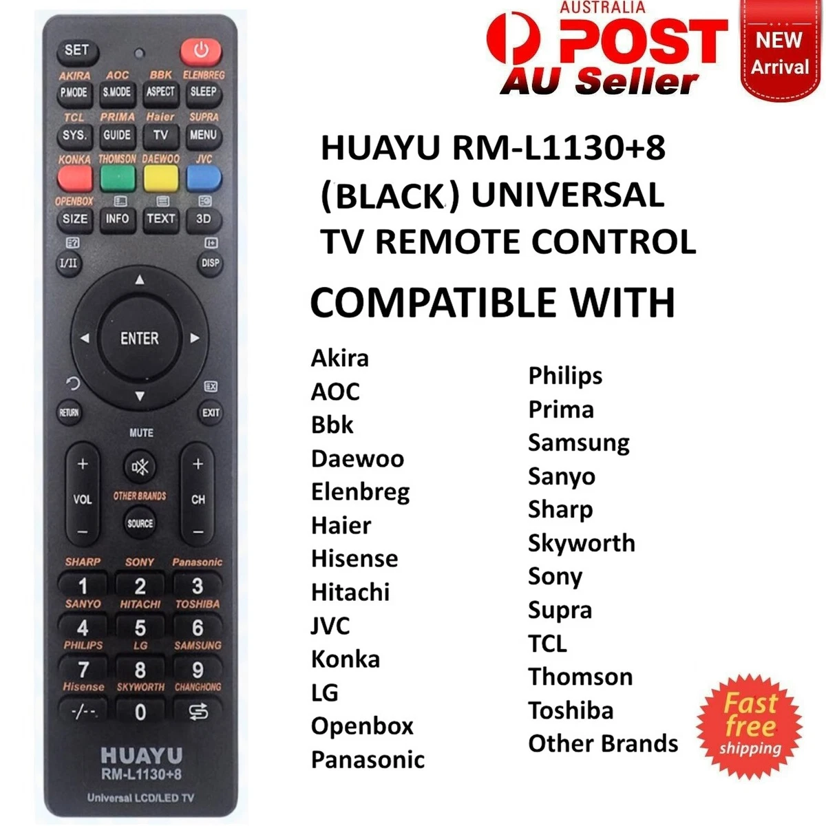 Panasonic shop remote code