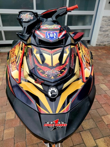 SeaDoo RXT300 GTX302018-2020 Graphics Kit Jet Ski Graphic Kit Decals SWIRL - Picture 4 of 7