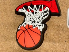 NBA Basketball Croc Jibbitz Silicon Lot Of 4 In The Hole Shoe Charm