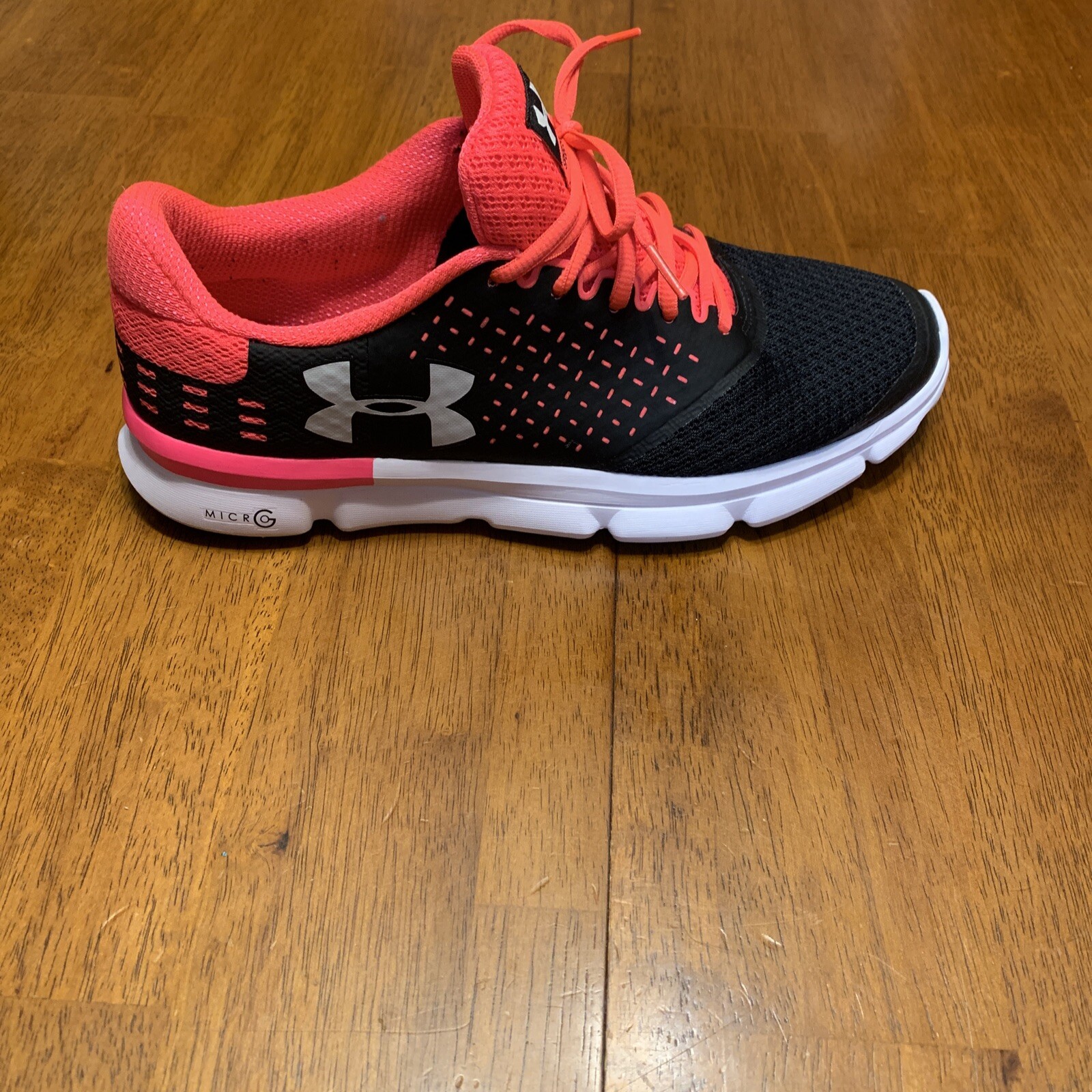 Under Armour Womens Micro G Speed Swift Black Pink Running