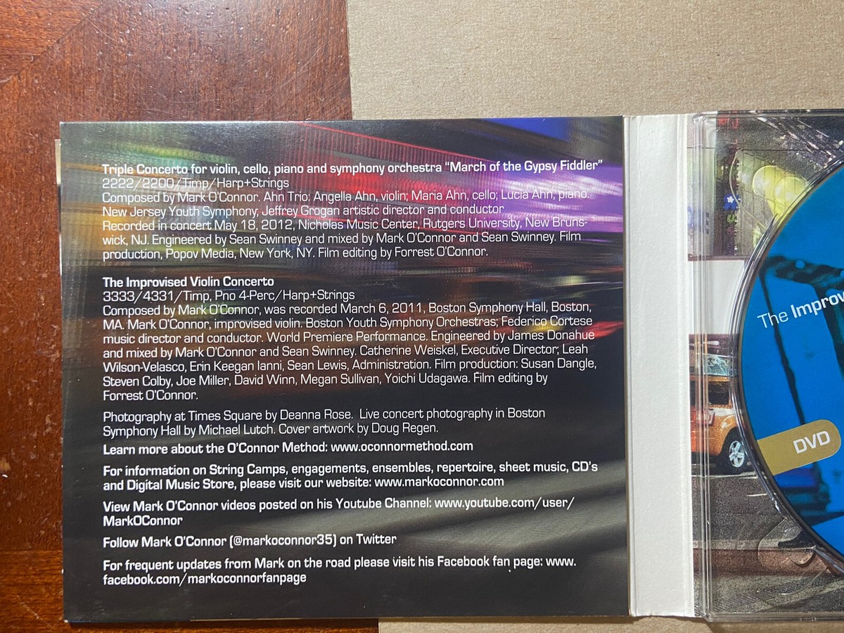 その他 Improvised Violin Concerto [CD] MARK O'CONNOR - The Improvised Violin Concerto 2 DISCS DVD