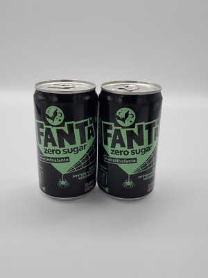 2023 What The Fanta Zero Sugar Mystery Flavor Fanta Soda 2 Full 7.5oz Mini Cans
