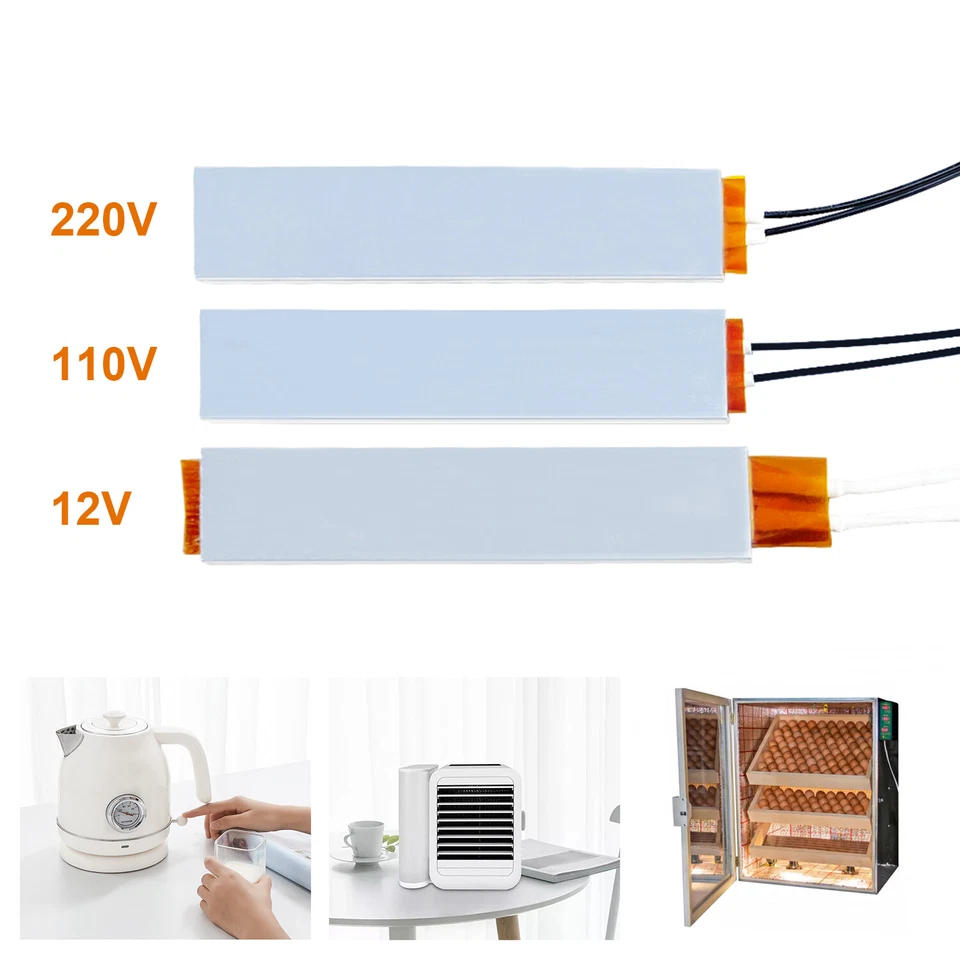 PTC Heizplatte Heizelement Thermostat Heizplatte Heizung Platte 12V 110V 220V - Bild 3 von 4