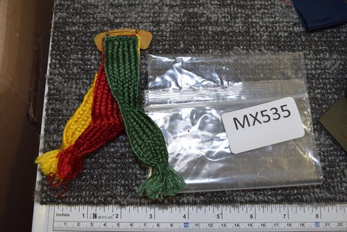 BSA Cub Scouts Webelos Tri-Color Shirt Shoulder Cloth Pin Ribbons Badge Award - Picture 3 of 6