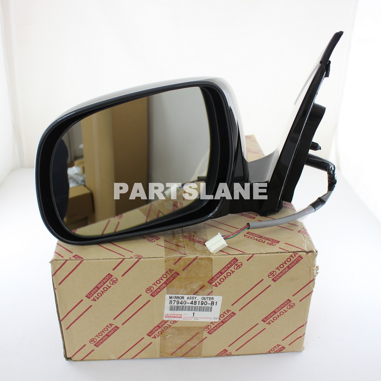 87940-48190-B1 Toyota OEM Genuine MIRROR ASSY, OUTER REAR VIEW, LH  