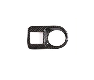 For Porsche Cayenne 2019-2023 ABS Carbon Fiber Headlight Adjustment Frame Trim