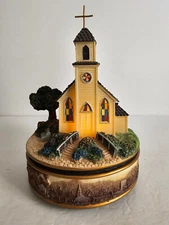 Collections Etc Lighted Musical Church