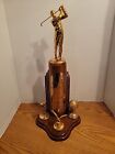 Vintage 1949 Iowa City Elks Country Club Golf Trophy R T Fedderson Winner