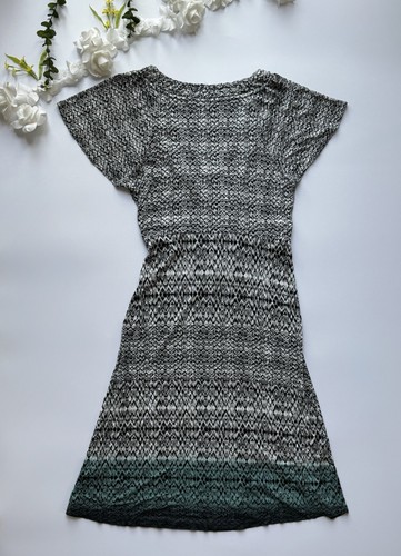 Gorgeous Rocha John Rocha V-neck Fit & Flare Viscose Midi Dress - Size Uk 12 - Picture 8 of 8