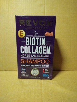 Revox Biotin & Kollagen und Pferdeschwanz Kräuterextrakt Vit-E Haarshampoo. X 1 