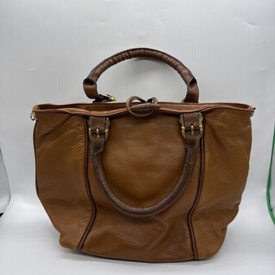 Leather School Florence Italy Brown Purse Hand/shoulder Bag
