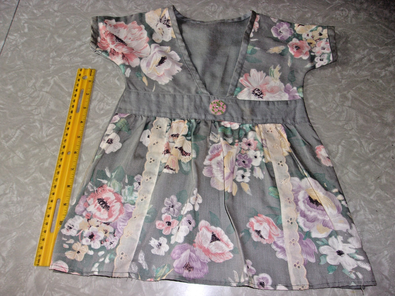 Vtg Handmade Clothespin Laundry Bag Dress