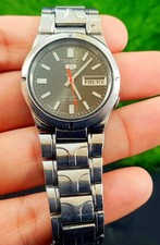 Vintage Of Seiko 5 Automatic 21 Jewels Men Watch Day Date Japan Made 4227-00E0