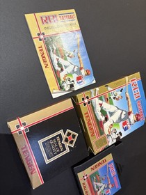 RBI BASEBALL TENGEN NES GAME + BOX + MANUAL + SLIP CASE TESTED WORKING BEAUTY