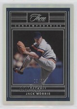2023 Panini Three and Two Contemporaries Holo Silver 3/50 Jack Morris HOF 0l8y