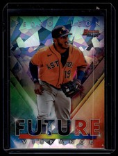 2021 Bowman's Best Pedro Leon #BFV-28 Bowman Future Vibrance Atomic Refractor