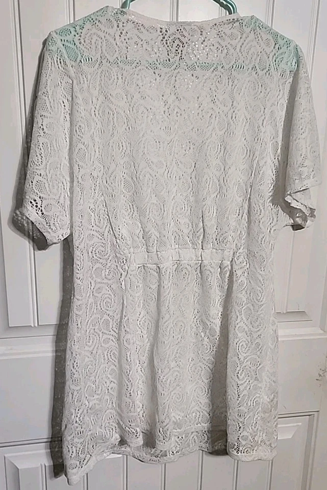 Funda de traje de baño Jaclyn Smith blanca XL Foto 4 de 4