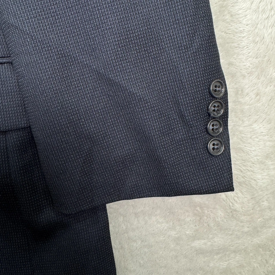 Joseph & Feiss Blazer Jacket Mens 50R Navy Formal Single Breasted Notch Lapel - Image 4 of 4