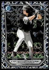 2026 Bowman Chrome 1st LASER Refractor Colby Shelton White Sox #BCP-144
