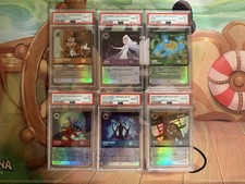Complete Set Lorcana D100 Disney 100 Mickey Elsa Maui Genie Stitch ALL 6 PSA 10