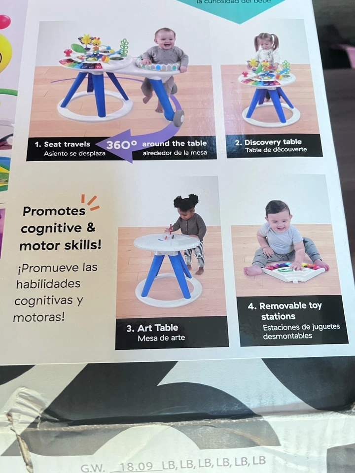 Baby Einstein Around We Grow Caminante 4 en 1, Centro de Actividades Descubrimiento y Mesa Foto 2 de 4