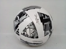Adidas MLS Soccer Ball {SIZE 5- WHITE/BLACK/SILVER METALLIC}