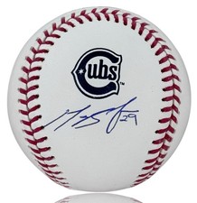Michael Busch Signed Official Cubs Major League Baseball BAS Beckett Witnessed