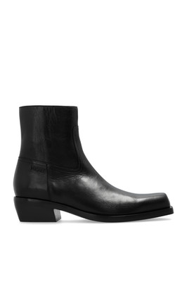VERSACE Black Heeled Ankle Boots New And Authentic