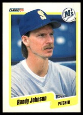 Randy Johnson 1990 Fleer #518 Mariners MLB READ FREE SHIPPING AutographDen