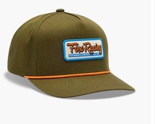 2025 FOX Racing Equipped Snapback Hat 35 OS Olive Green Moto X lifestyle