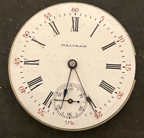 Antique 1903 Waltham Model 1891 61 Pocket Watch Movement Parts/Repair 0s 7j USA