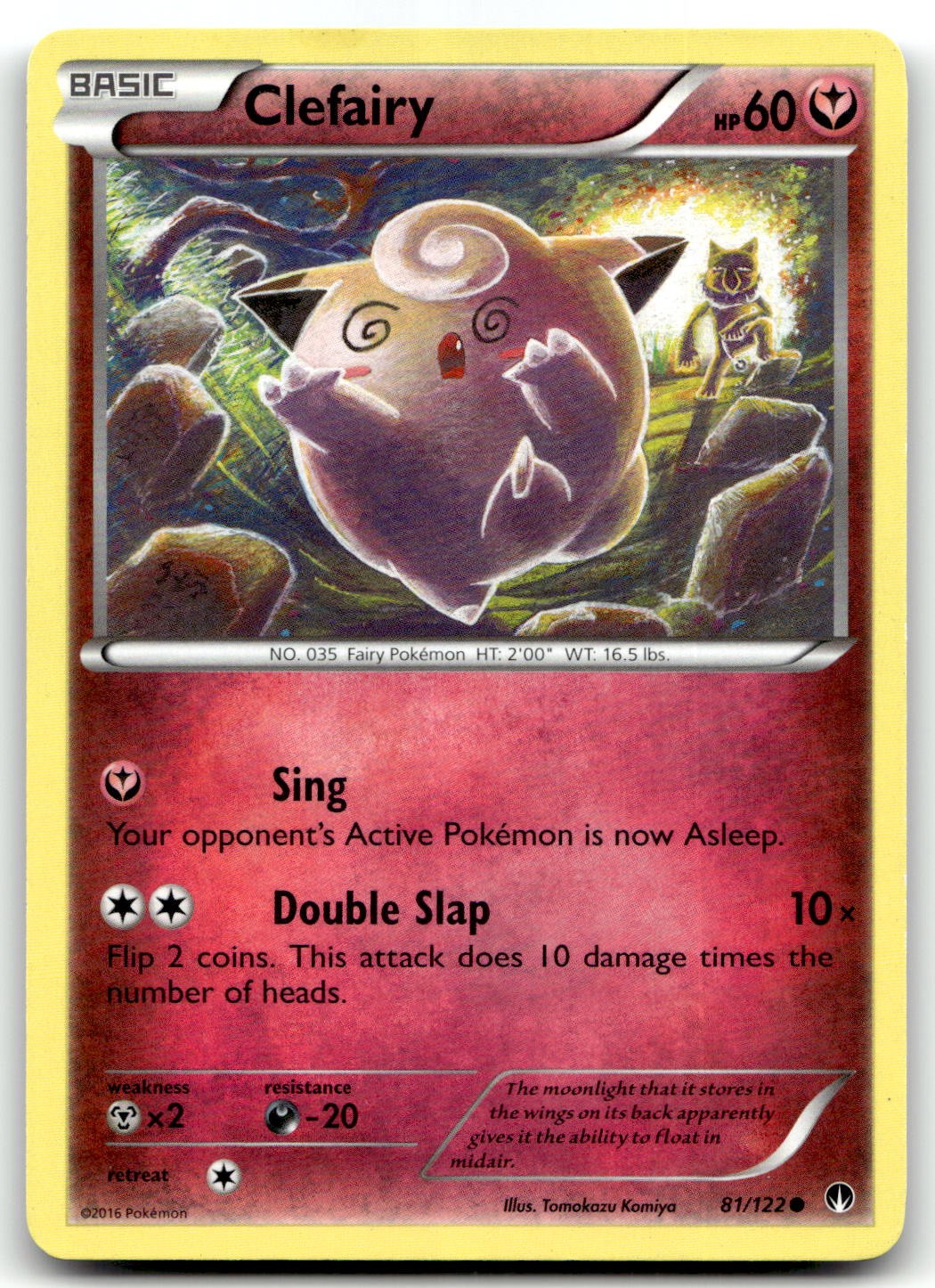 Clefairy 81/122 XY - BREAKpoint Common Normal Pokemon TCG LP