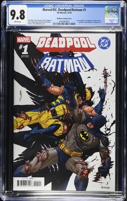 Deadpool/Batman #1 Steve McNiven 1:25 ''Wolverine/Batman'' Incentive Cover CGC 9.8