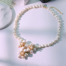 Fashion Women Pearl Necklace Choker Birthday Christmas Gift Jewelry Accessory