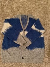 Multi Color Blue Cardigan Men  s Medium