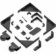 WEKIS SL-MKZJ-1P Sliding Gate Hardware Kit Heavy Duty for 1"-2" Wood Gates
