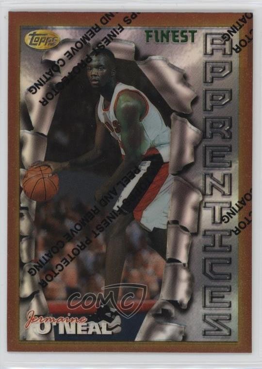 1996-97 Topps Finest Common Bronze Refractor Jermaine O'Neal #31 Rookie RC 0p6y