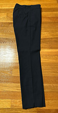 TWO pairs of ZARA Women's Pull-On Straight Leg Dress Pants Black  Blue 