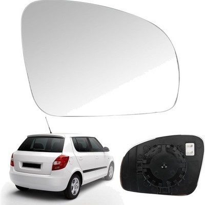Spiegelglas Ersatz Skoda Fabia Roomster - Asphärisch, Umkehrlinse, Verstellbar