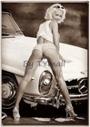Vintage Look Pinup Girl Hot girl sexy car wash Tin Metal Signs Poster Man Cave