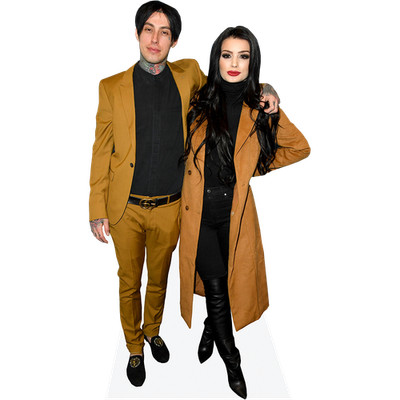 Ronnie Radke und Saraya-Jade Bevis (Duo) Mini Celebrity Cutout