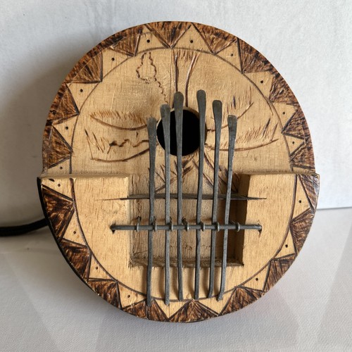 Piano africain 6 touches fait main Kalimba en bois - Photo 1/13