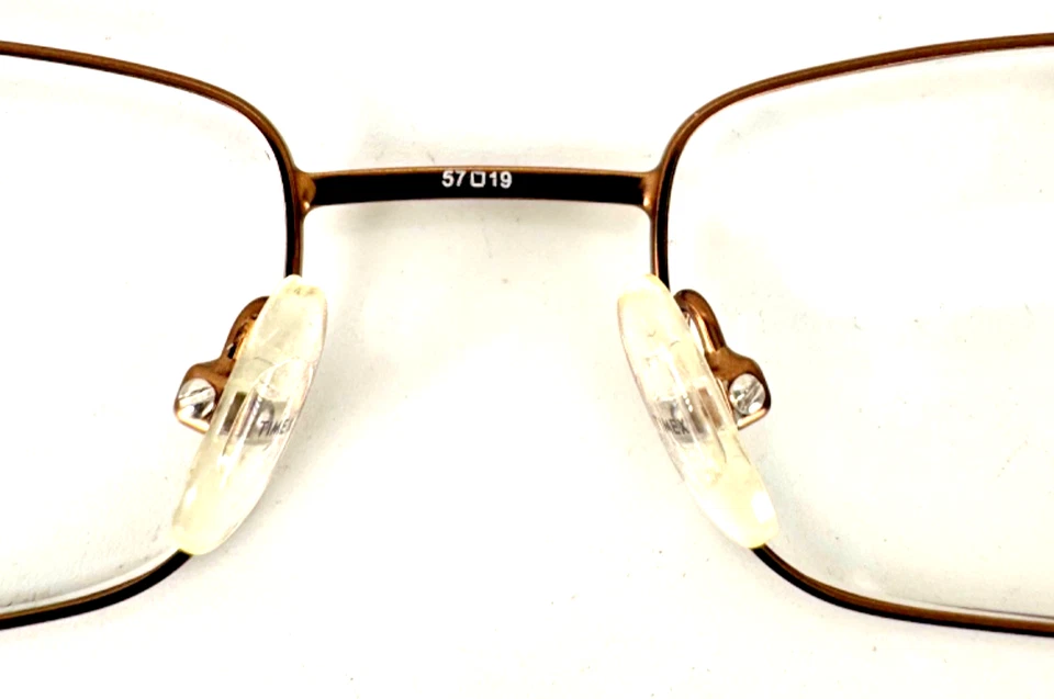 Gafas de ajuste grande marrón mate hechas por Timex L005 57 mm ojo 19 mm puente 145 brazo Foto 3 de 4