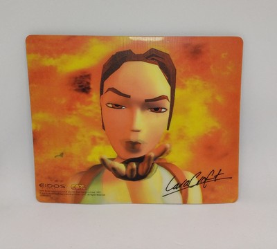 RAR Lara Croft Tomb Raider Mouse Pad 3D Mauspad Eidos Core Design 1997