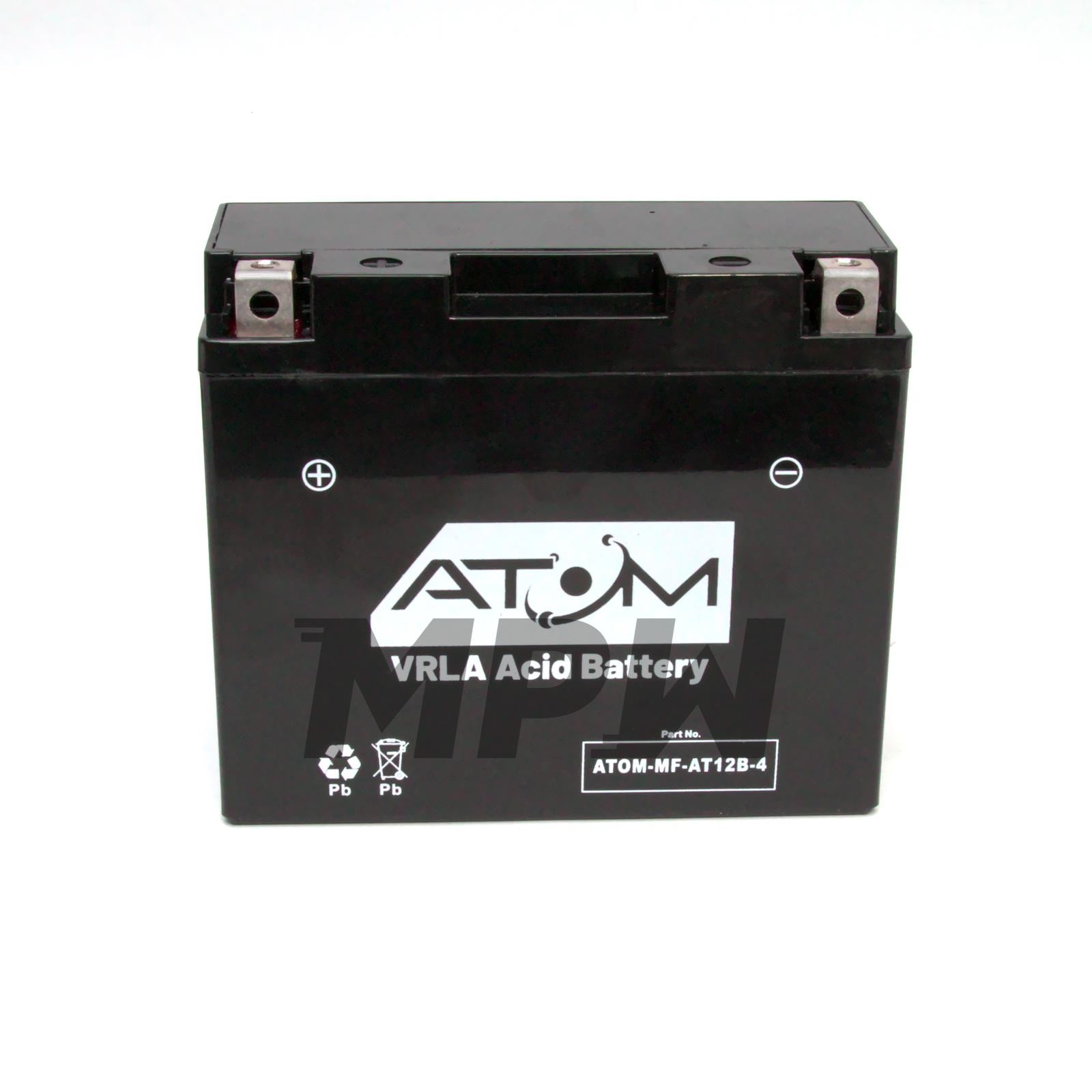 YT12B-BS Atom AGM Motorcycle Battery - Cagiva Gran Canyon 900 98-0