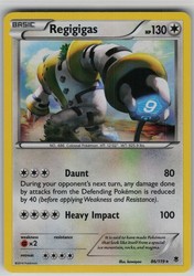 Regigigas 86/119 Holo Rare XY Phantom Forces