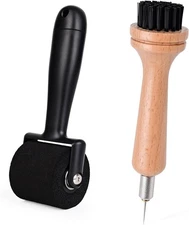Vinyl Wrap Roller Car Wrap Tools Sponge Wallpaper Roller Tool 2 in 1 Rivet Brush