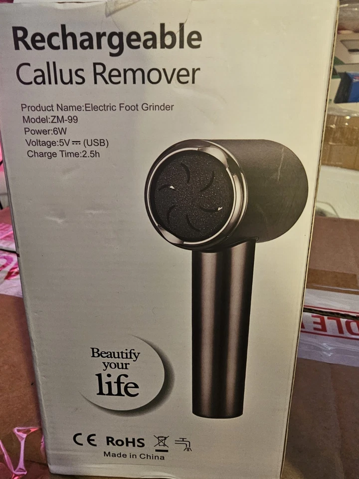 Removedor de Callos Eléctrico con Absorción al Vacío 2 Velocidades Ajustable Impermeable Fo Foto 3 de 4