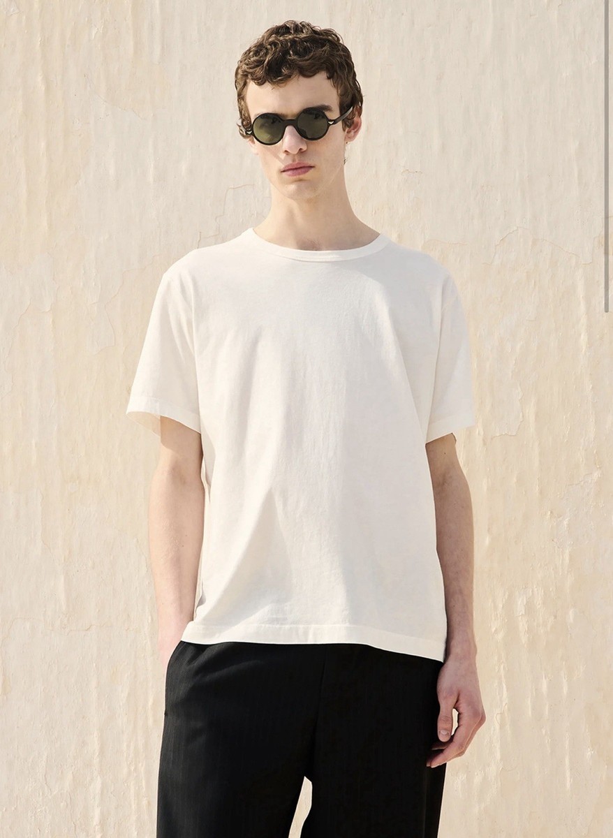Our Legacy x Emporio Armani PRIMO T-SHIRT - Bianco Stoccolma