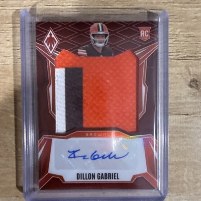 2025 Panini Phoenix Dillon Gabriel Rookie Patch Signatures 71/99 RC See Patch